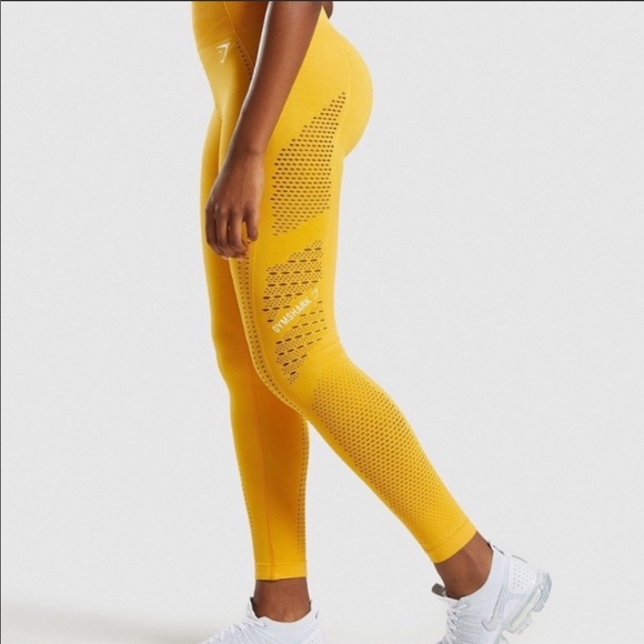 Gymshark Flawless Knit Citrus Yellow 